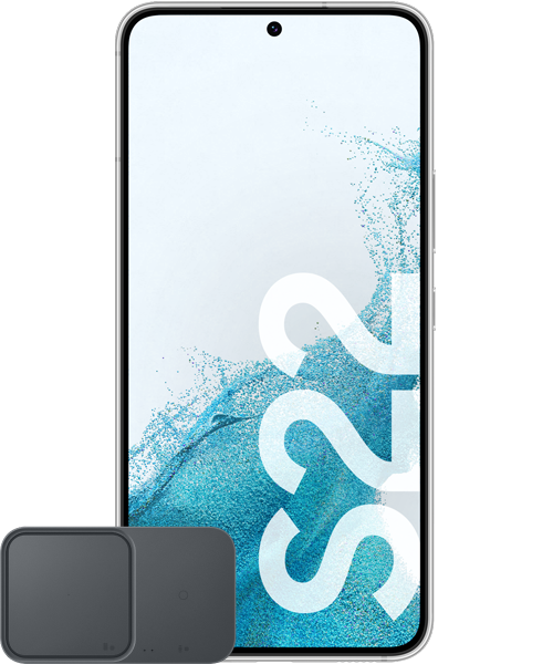 Samsung Galaxy S22 5G con cargador inalambrico