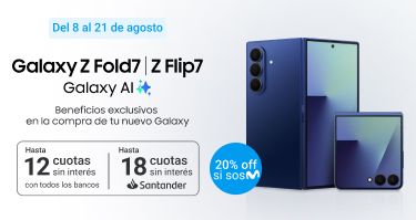 Accedé a beneficios exclusivos de los nuevos Galaxy z fold 7 y z flip 7.