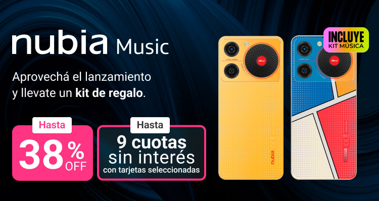 Nubia Music: Aprovechá el lanzamiento y llevate un kit de regalo