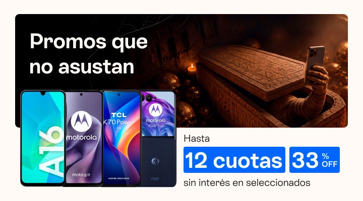Que tu celu no te d&eacute; miedo. Cambialo ahora. Hasta 33 porciento de descuento y hasta 12 cuotas sin inter&eacute;s